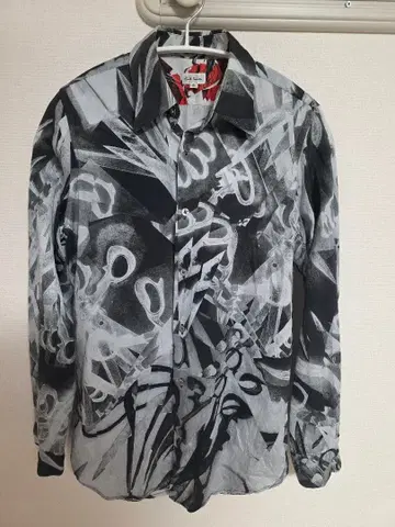 Paul Smith 폴스미스 셔츠 긴팔 올 패턴 가위 패턴 모노톤