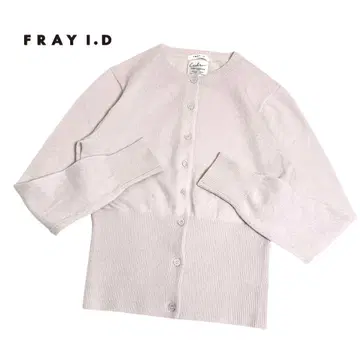 FRAY I.D 플라이아이디 라운드넥 가디건 퓨어 캐시미어