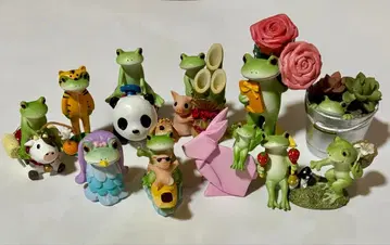 개구리 입상 코포 세트