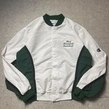 90s Champion MA-1 타입 나일론 자켓 농구팀