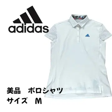 [새상품급] 아디다스 여성용 피케 셔츠 화이트 M 사이즈
