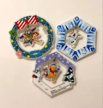 디즈니 크리스마스 제일복권 2022 아크릴 키링