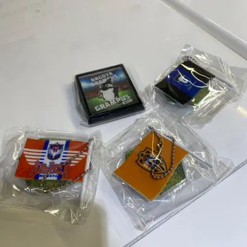 축구 핀 배지 4종 세트