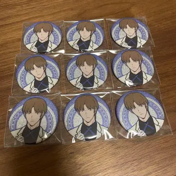 레어 [월드 트리거] 집사 캔뱃지 글리터 니노미야 마사타카 9개 세트
