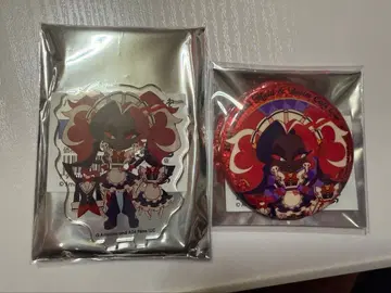 해즈빈 호텔 카페 아크릴 스탠드 캔뱃지 벨벳