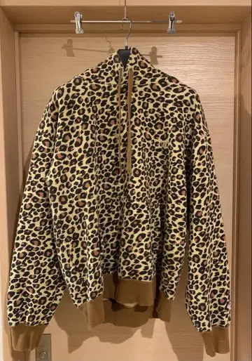 챔피온 후드티 후디 풀오버 레오파드 무늬 레오파드 속기모