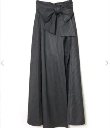 melt the lady waist ribbon slit skirt