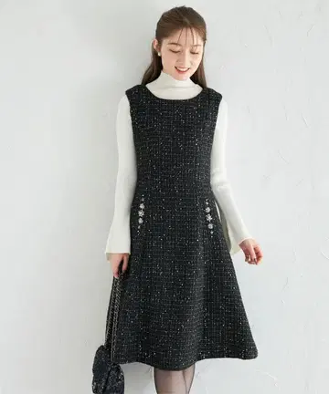 토코 클로젯 트위드 원피스 [launie 라우니]