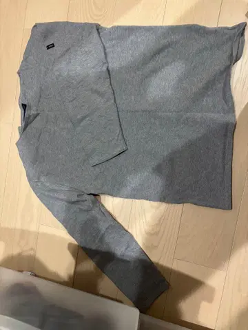 SAINT JAMES 그레이 긴팔 티셔츠 M 사이즈