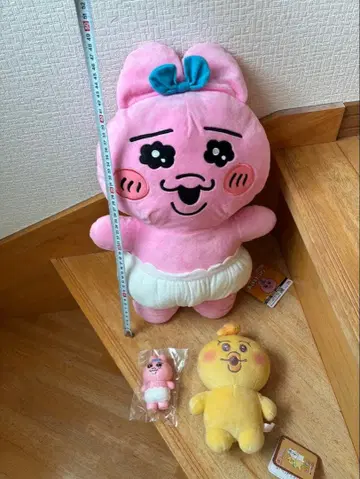 빤쮸토끼 초초 BIG DX 봉제 인형 미니 소프트 비닐 피규어 뇸뇸