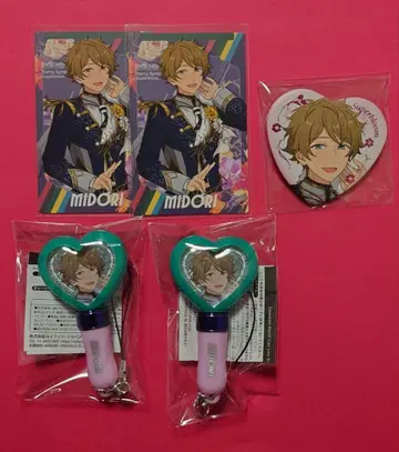 앙스타 스타포니 카드 미니페라 캔뱃지 타카미네 미도리