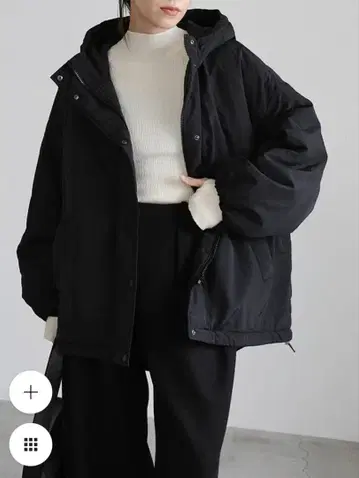 SELECT MOCA 빅 실루엣 충전솜 코트