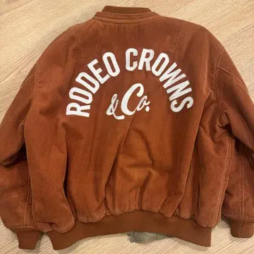 RODEO CROWNS 코듀로이 나일론 자켓