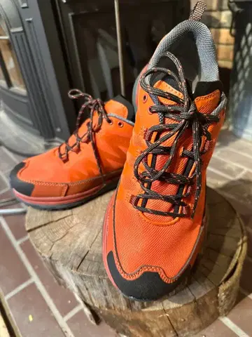 mont-bell 트레킹 슈즈 오렌지