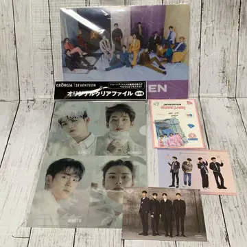 seventeen 히포치 클리어 파일 엽서 스티커