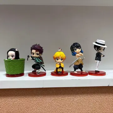 귀멸의 칼날 주간 소년 점프 응모자 전원 서비스 피규어 5체 세트