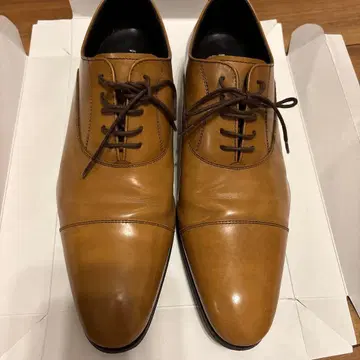 REGAL 스트레이트 팁 011R 카멜 비즈니스 슈즈