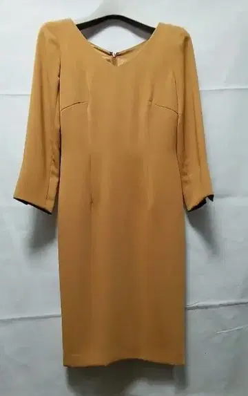 새상품급 Pinky&Dianne 원피스 머스타드색 긴팔