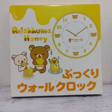 산엑스 리락쿠마 통통 워 벽시계 미사용 새상품