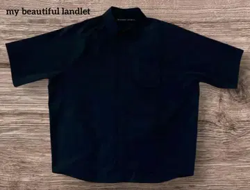 my beautiful landlet 오버 사이즈 셔츠 블랙 0