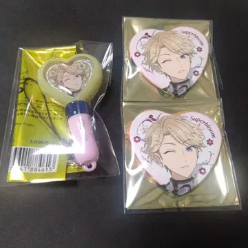 나루카미 아라시 스타포니 하트 캔뱃지 미니 펜라이트