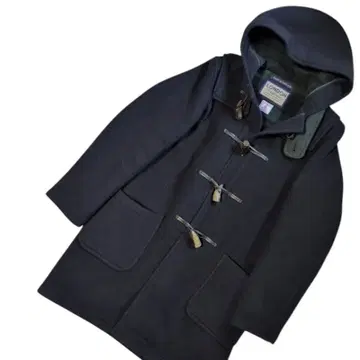 새상품급 별주 런던 트래디션 에디피스 체크 더플 코트