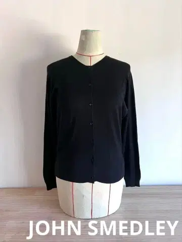 존스메들리/상의/가디건/S/스웨터/코튼/블랙