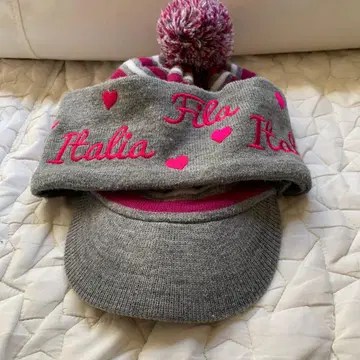 휠라 여성 니트 모자