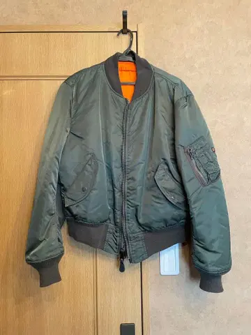 알파 MA-1 플라이트 자켓 L 사이즈 올리브 그린