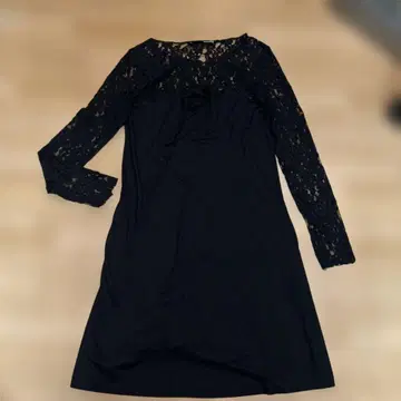 LOVE MOSCHINO 블랙 무릎 기장 원피스