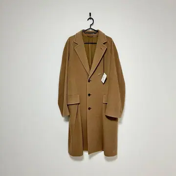 AURALEE 베이지 체스터 코트 사이즈 3