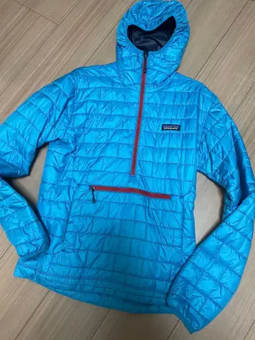 patagonia 후드 부착 다운 자켓 XS 파랑