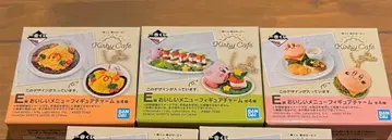 커비 제일복권 맛있는 메뉴 피규어 참 3종 세트