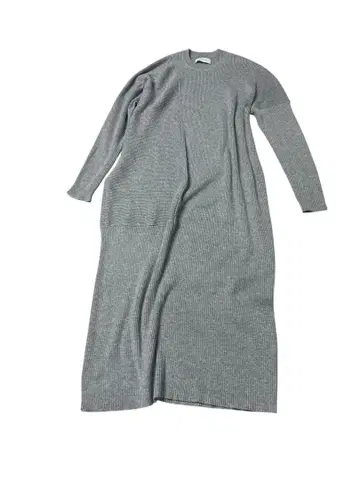 e202 ADAM ET ROPE 그레이 긴팔 니트 원피스