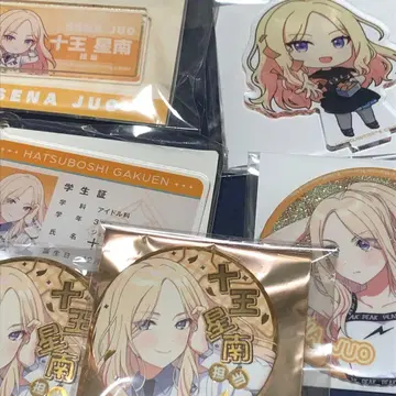 학원 아이돌 마스터 쥬오 호시미 캔뱃지 아크릴 키링 아크릴 스탠드