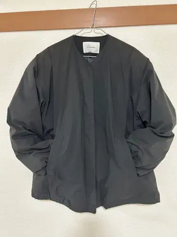 STYLEMIXER 노카라 패딩 자켓 블랙