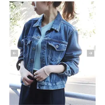 Plage 2023 모델 컴팩트 데님 자켓