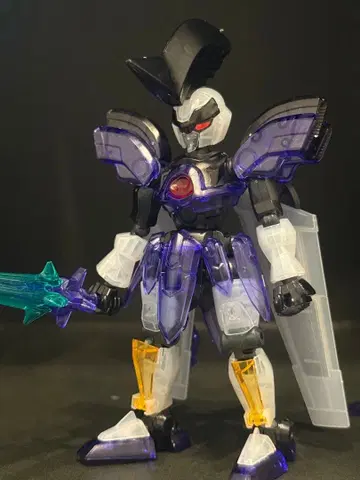 LBX 오딘 리미티드 클리어 골판지 전기 건담 프라모델 정크 밤 완료