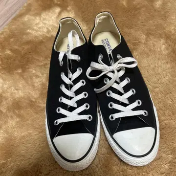 CONVERSE 블랙 스니커즈 26 새상품급