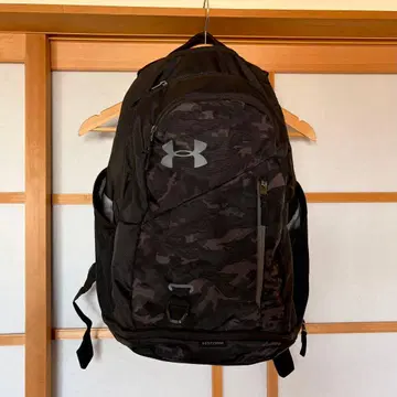 언더아머 블랙 카모플라쥬 백팩