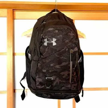 언더아머 블랙 카모플라쥬 백팩