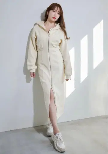 herlipto Flight Mode Zip Hoodie Dress