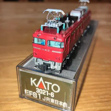 KATO 3021-6 EF81 JR 동일본색 가공품