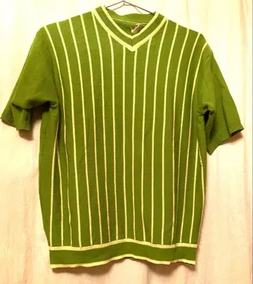 빈티지 반팔 니트 스웨터 Jhon Wells