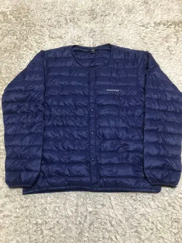 미사용급 mont-bell 몽벨 스페리오 다운 라운드넥 네이비 컬러
