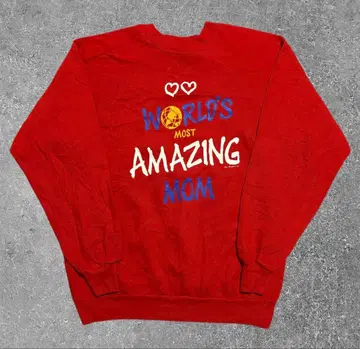 USA제 빈티지 맨투맨 빨간색 레드 L 사이즈 US제 미국제