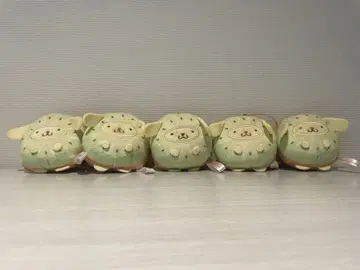 산리오 후르츠 키구루미 마스코트 ~키위~ 폼폼푸딩 5개 세트