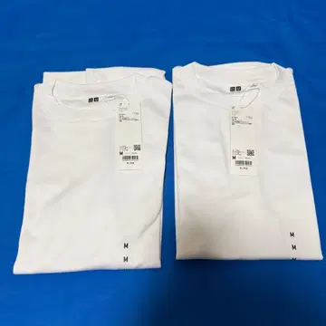미사용 2매 세트 에어리즘 코튼 오버 사이즈 T셔츠