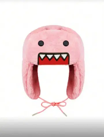 핑크 몬스터 도모군 모자 귀도리 포함