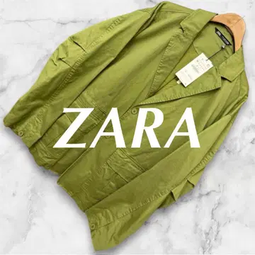 ZARA 자라 밀리터리 테일러드 자켓 M 그린 [ 새상품 ]